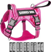 WINSEE Tactical Dog Harness - Large / Pink Camo