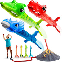 Dinosaur Toy Rocket Launcher for Kids