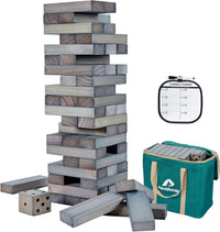 ApudArmis 60 Pcs Tumble Tower - Gray / M-Stack to 3.2 FT