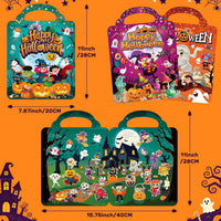 Kalysky 3 pack Halloween reusable sticker books for toddlers with handles - view 11