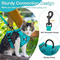 Cat Harness and Leash for Walking Soft Cat Harness Escape Proof - image 3