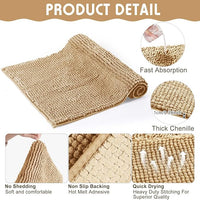 Amylove 4 Pcs Guinea Pig Cage Liner Guinea Pig Bedding Washable Fleece Pee Pads Reusable Small Animals Training Mat Small Animal Sleeping Bed for Bunny Hamster (Beige,16 x 24 Inch)