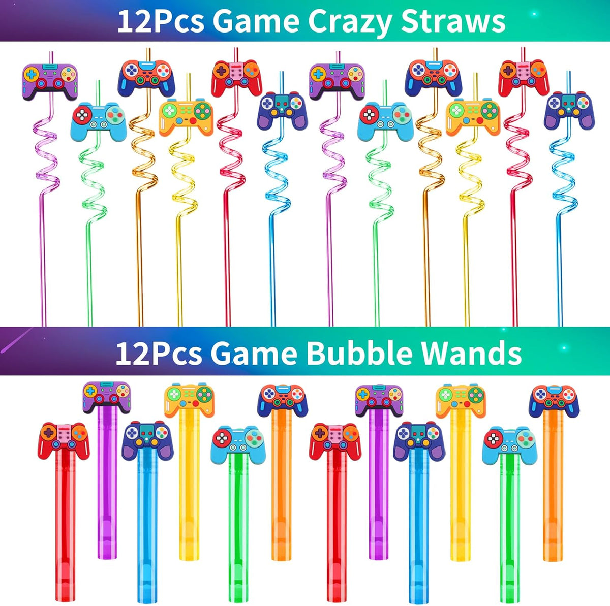 PLOUGVI 702PCS Halloween Party Favors Supplies Decorations - Video Game Party Favors - image 4