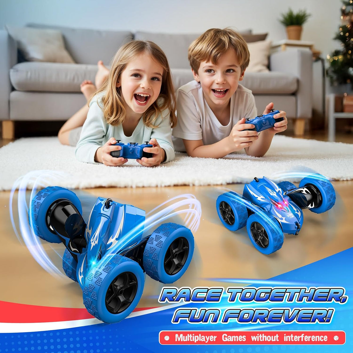 Excitobo Remote Control Car - Blue - image 3