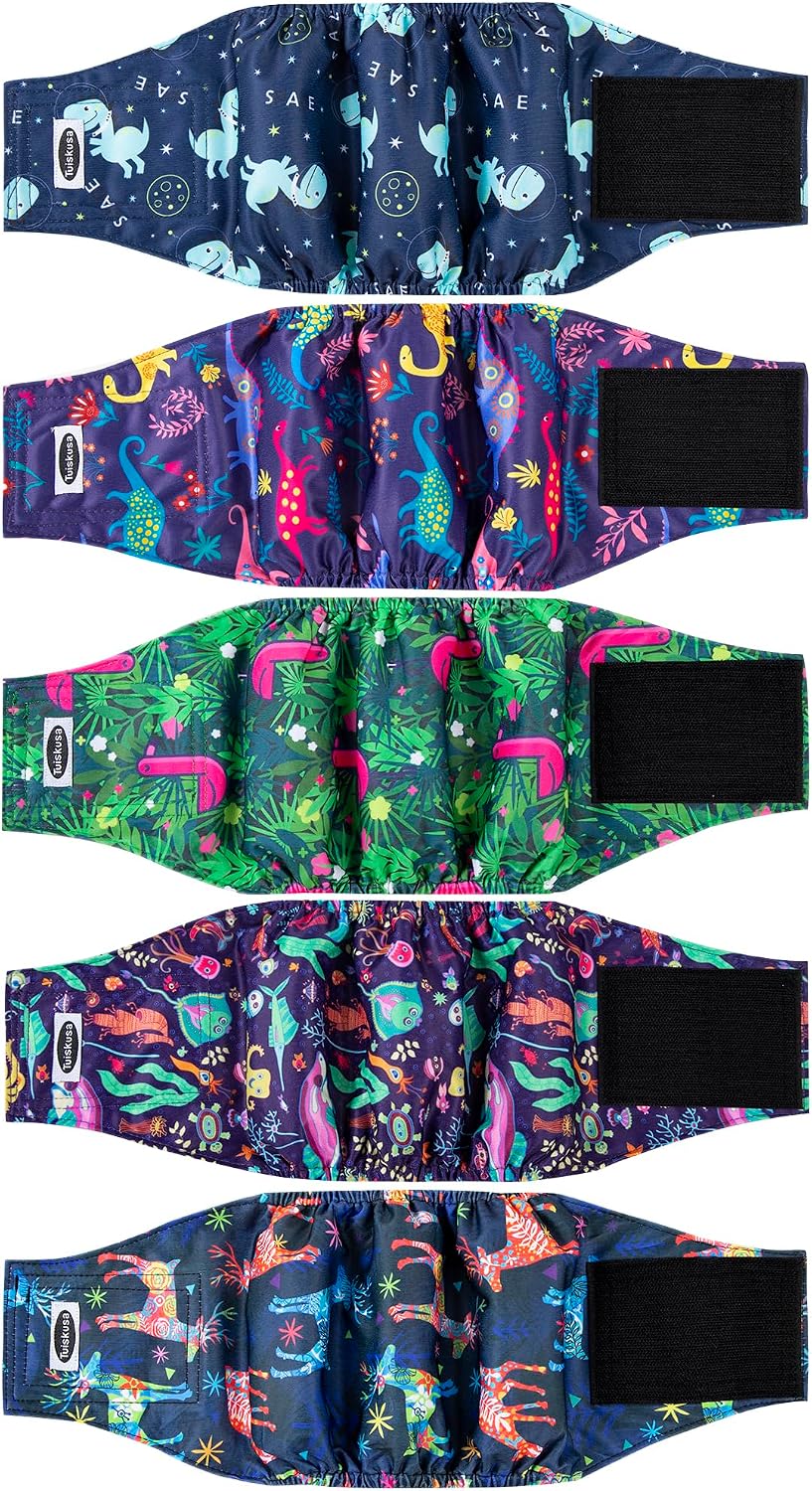Tuiskusa Male Dog Diapers - Animals / XX-Large
