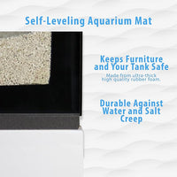 Innovative Marine Nuvo Fusion Pro 2 All in One - 50 Gallon Aquarium with White APS Stand with Leveling Frame