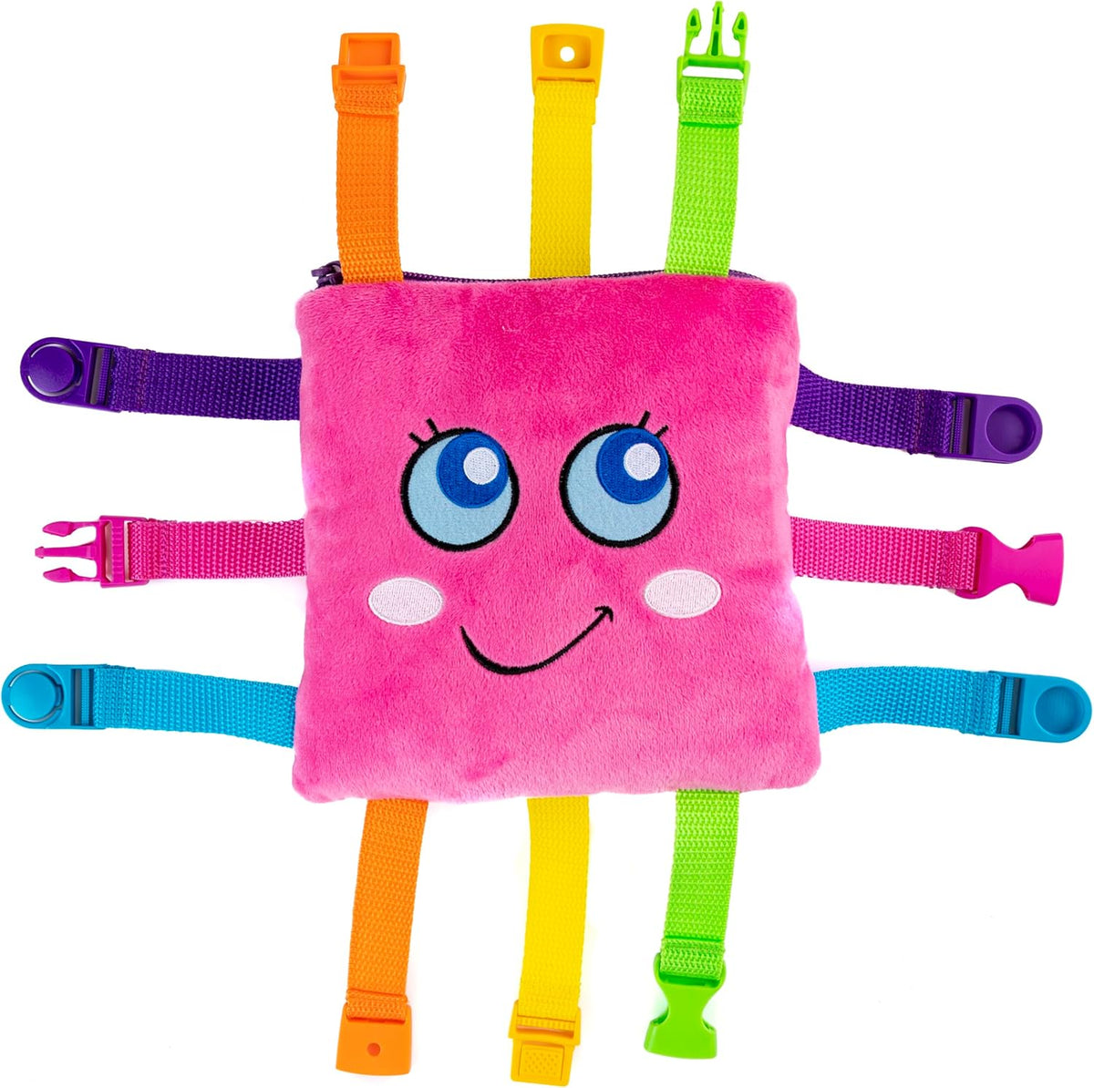 Buckle Toy, Bella Square, Learning Activity - 6.5 inches