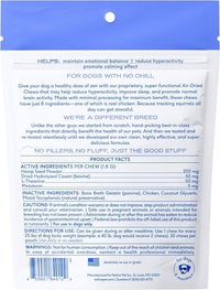 Native Pet Calming Chews for Dogs - Melatonin for Dogs Anxiety Relief - Grain Free All Natural Hemp Calming Treats & L-Theanine Helps Manage Stress & Separation Anxiety - Puppy Sleep Aid - 30 Chews