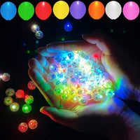50pcs White LED Balloon Lights - 200PCS / Mixed Colors