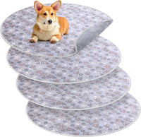 4 Pack Washable Whelping Pad Whelping Supplies Absorbent Reusable - Gray / 36 Inch