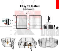 Dog Play Pen Indoors/Outdoor - 8 Panels / 24'' High - image 4