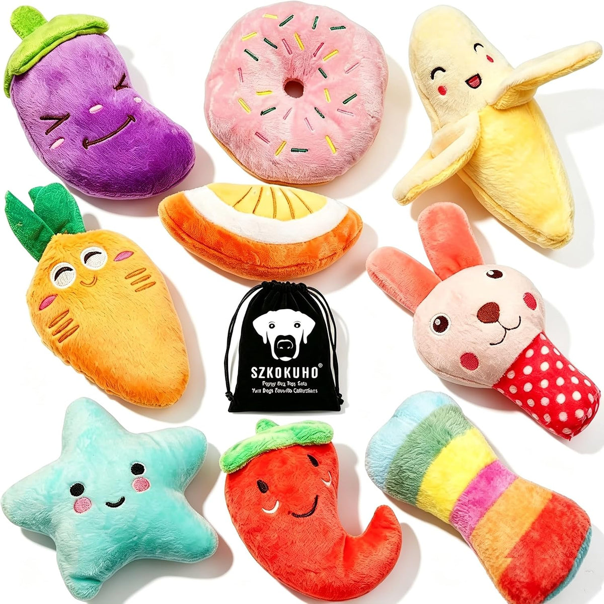 Squeaky Dog Toys for Small Medium Dogs