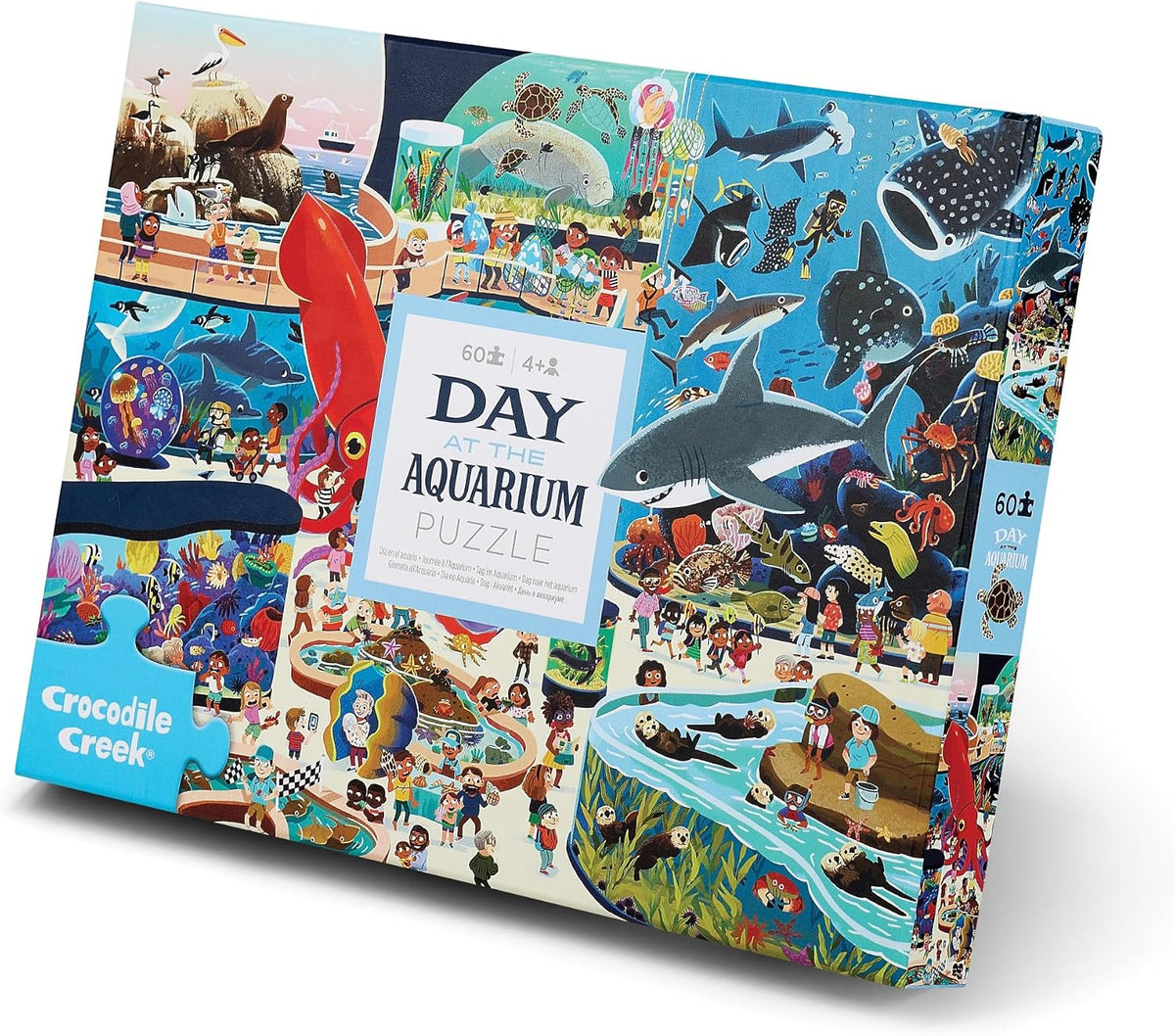 60 pc Above & Below/Earth & Space – Fun for Kids & Family - Day at the Aquarium