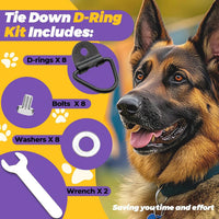 4 Pack Tie Down Kit, with Wrench, Easy Installation - 8 Pack - image 3