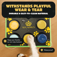 KUL KING'S set of 8 recordable dog talking buttons with training mat - view 4