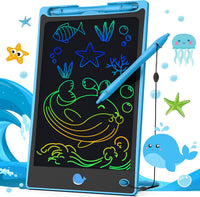 Hockvill LCD Writing Tablet for Kids 8.8 Inch - 6"W x 9"H / Blue