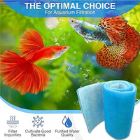Big Kahuna Aquarium Filter Floss Rolls – 12-inch Pond and Aquarium Filter Media – 1-inch Thick Wet/Dry Aquarium Filter Pad – Bonded Filter Media Pad for Freshwater or Marine Aquariums, Ponds – 20ft