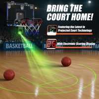 Indoor Basketball Hoop with Auto Scoring - Basketball Hoop with Projected Court - image 2