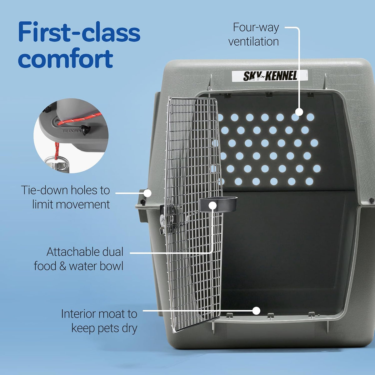 Petmate Sky Kennel, for Air Travel - 48 Inch / Kennel Only - image 4
