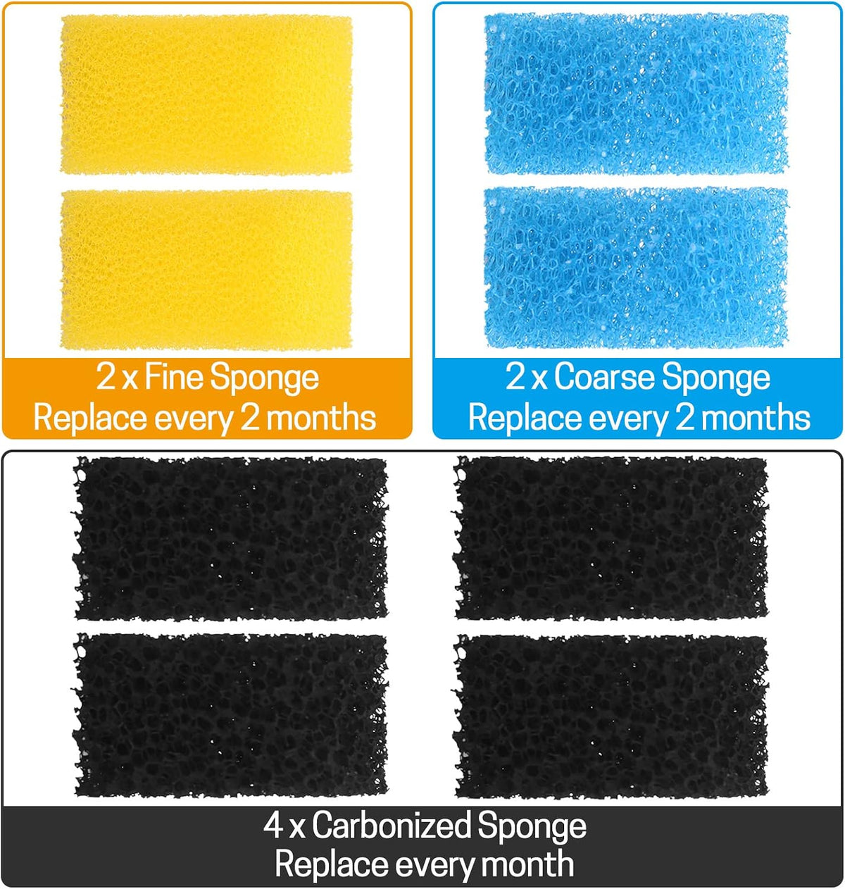 AquaMiracle Aquarium Filter Replacement Sponge - image 2