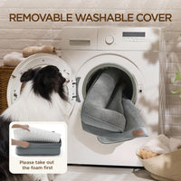 Bedsure Orthopedic Dog Bed Medium Washable Original Design - Self Warming-Grey / 42"l X 32"w X 6.5"th - image 3