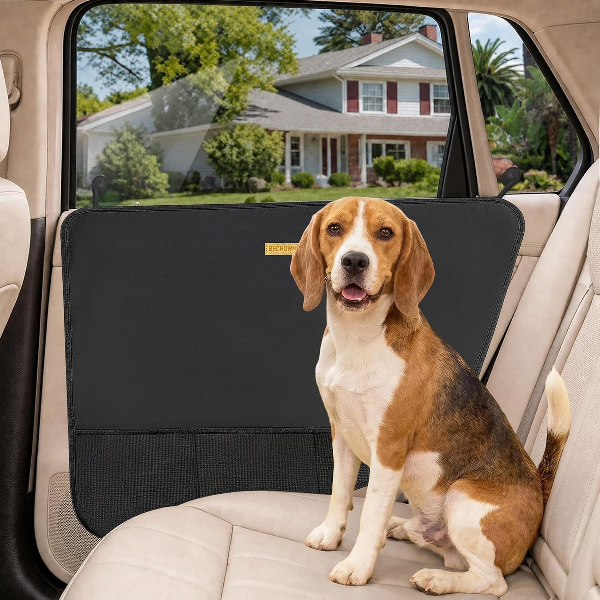2 Packs Dog Car Travel Accessories - Black-A