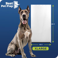 Best Pet Flap Large Replacement Dog Door Non PVC Flap Fits PetSafe - XL 13 1/8" x 24 7/8" - image 4