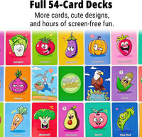 Upgraded Kids Card Games Pack, 6 Decks, Go Fish, Old Maid - Upgraded Classic Version (Standard Cards) - image 3