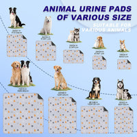 Washable Pee Pads for Dogs, Waterproof - Orange / 65"x48" (Pack of 1) - image 4