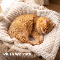 Mora Pets Self Warming Cat Bed Self Heating Cat Pad Pet Mat Indoor - Beige / Medium - image 4
