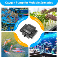 AQQA Aquarium Air Pump 10W 237GPH 4 Outlets Up to – Essentials for Fish - 15W - image 2