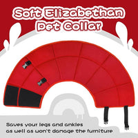 Dog Cone for Large Dogs After Surgery, Soft Dog Cone Collar for Dogs to Stop Licking, Adjustable Comfy E-Collar Alternative Lightweight Post-Surgery Recovery Elizabethan Collar for Pet