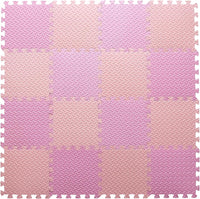 Foam Play Mat for Baby, Soft Non-Toxic Baby Playmat - Pink/Loli Pink / 16 Pcs/47.2*47.2 - image 3