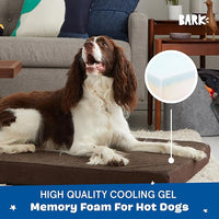 Barkbox Orthopedic Dog Bed with Memory Foam, Premium Comfort for Dogs and Puppies, Dog Bed for Joint Relief and Restful Sleep, Durable and Easy to Clean - Espresso, Large