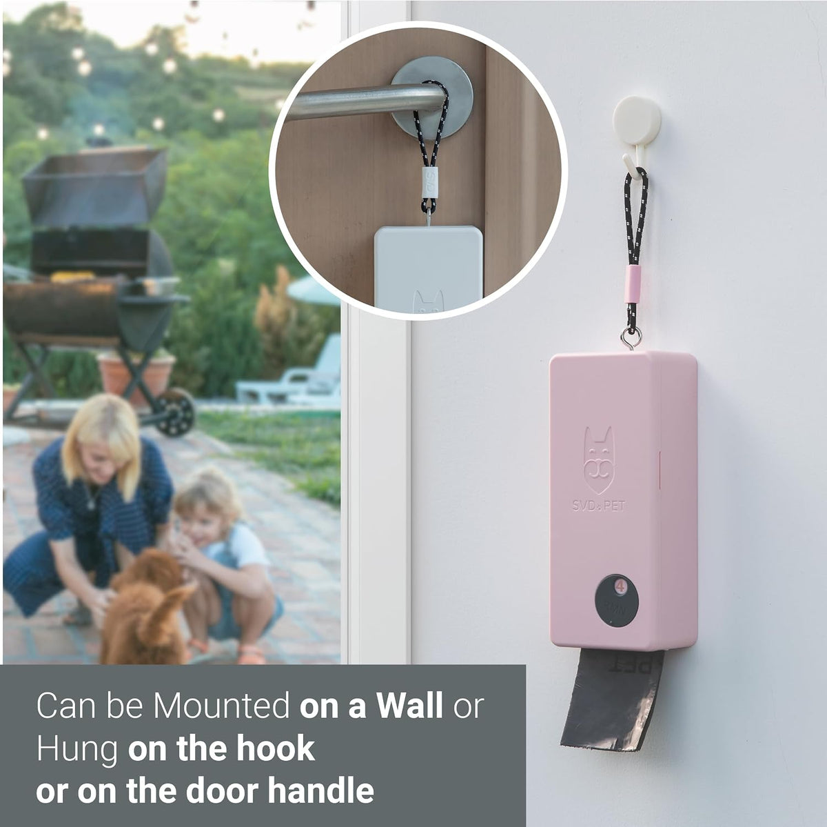 SVD.PET Dog Poop Bag Dispenser - Pink / Dispenser only - image 3