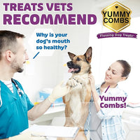Dog Dental Treats – Vet VOHC Approved, Removes Tartar & Cleans Teeth – Yummy High Protein Chicken Treat for Medium Dogs (Mini Pack, 9 Count)