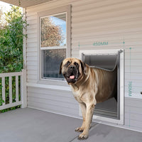 Baboni Pet Door for Wall, 3-Flap - 2-Flap(Metal Frame,Aluminum Lock) / X-Large - image 3