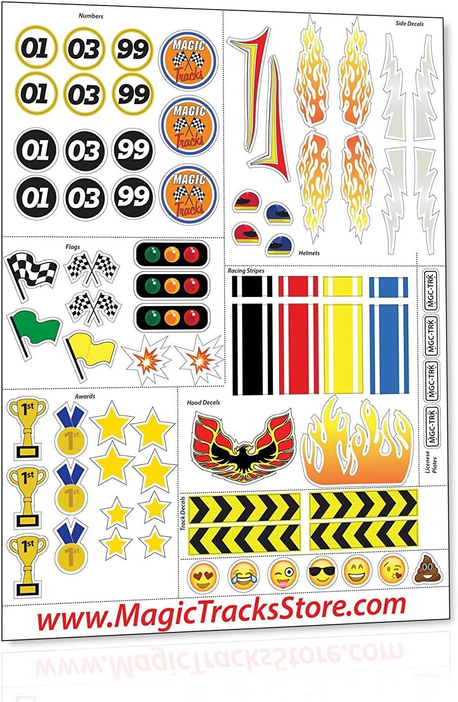 Magic Tracks Crash Theme Race Car Track Set for kids 2 Cars - Race Track Flex & Glow - image 3