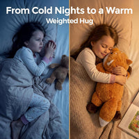 Mewaii Weighted Stuffed Animals Cow Plush, Heatable Coolable - Red - image 4