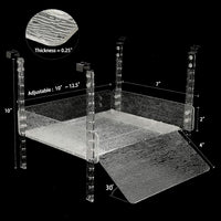 Hanging Floating Turtle Basking Platform Dock for 40 Breeder 75Gal - W: 12 In - image 3