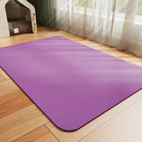 HotLive Dog Food Mat, Absorbent Cat Mat for Food and Water - Purple / 34"L x 18"W
