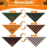 Fall Dog Bandanas Large 3PCS - 26-O G Wr / Large - image 4