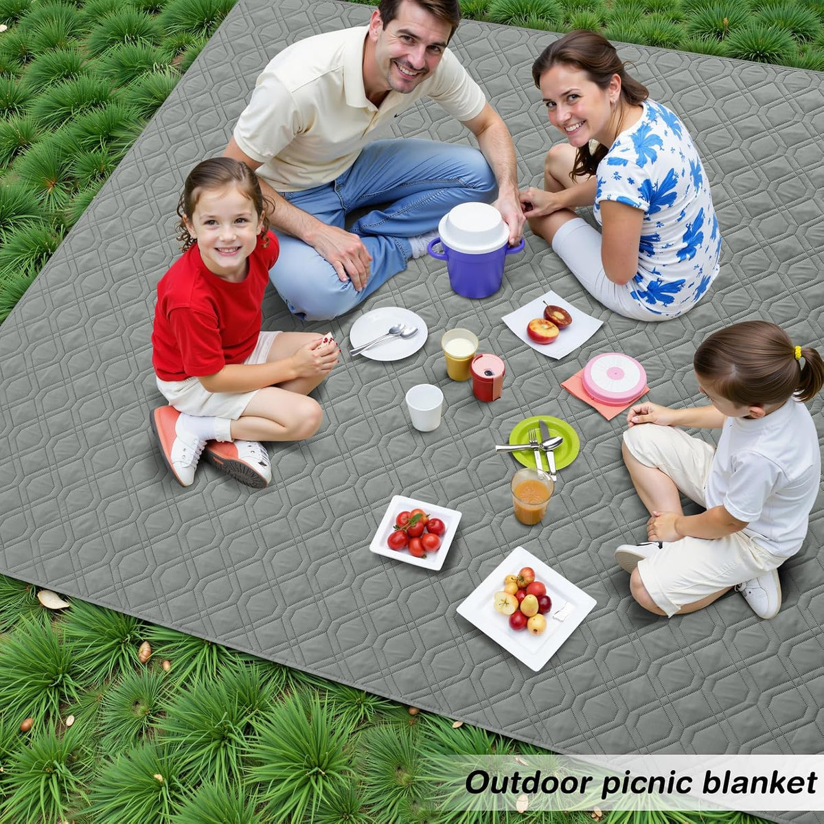 Waterproof Dog Bed Blanket - Grey+dark Grey / Geometric / 30x70 Inch - image 3