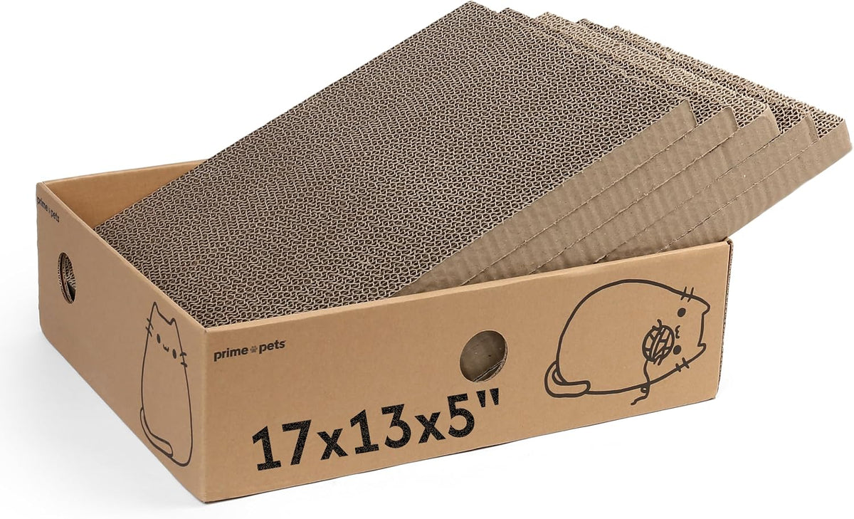 Cardboard Cat Scratcher Box XL, Indoor Cats Bed