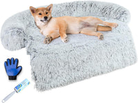 Luxurious Dog Couch Bed Protector for Dogs Pet Couch Cover Dog Sofa - X-Large(45"L*37.4"W*7.1"Th) - image 2