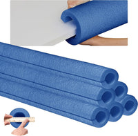 Hanaive jumbo pool noodles, 40 inch hollow EPE foam tubes in black, 4 pack - view 7