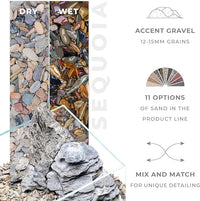 Ultum Nature Systems Controsand Sequoia Gravel (3L) - Small Pebbles for Fish Tank - Planted Aquarium Rocks - Fish Tank Substrate - Aquarium Pebbles - Versatile Fish Tank Stones