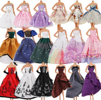 ZTWEDEN Doll Dress Set with Handmade Doll Clothes Wedding Party