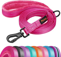 6FT Reflective Dog Leash for Small Medium Dogs, 5/8" Width - Hot Pink / 3/4''x 6 FT