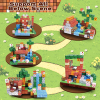 Annexfun 150PCS Magnetic Blocks, Magnetic Building Blocks - Grassland - image 2